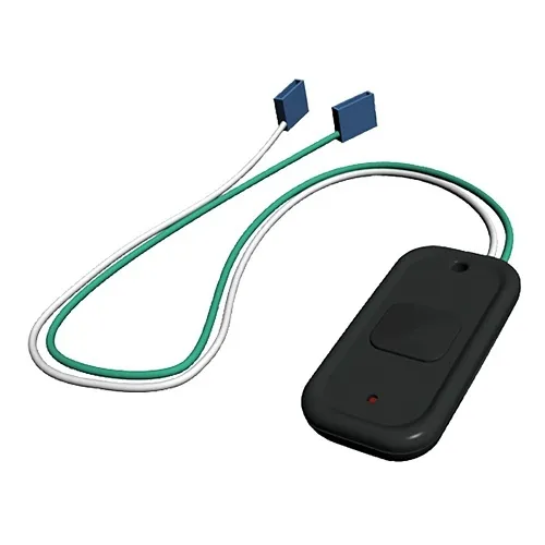 BEA 10TD433PB3V Wired Digital Transmitter, Flag Connectors, Button, for use with All Activation Plates Except Jamb and Vestibule, 3V Battery, 433 MHz