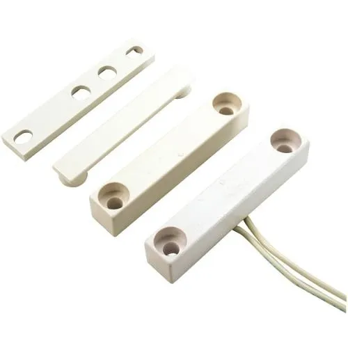 GRI 1100A-12-W 1100 Series Surface Mount Switch Set with Covers, 12" Lead, Standard Gap, 10W, 200VDC, 0.50 Amp, Closed N/O, A, White