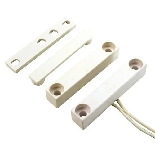 GRI 1100C-12WG-W 1100 Series Surface Mount Switch Set with Covers, 12" Lead, Wide Gap, 5W, 175VDC, 0.25 Amp, SPDT N/C, C, White