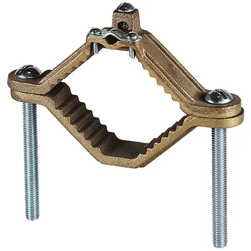 Dottie 1102 Anchor, 2-1/2"-4" Bronze Armored Ground Clamp