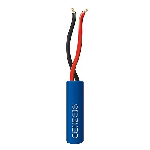 Genesis 11025806 22/2 Stranded General Purpose Cable, Unshielded, CL2, CM, Sunlight Resistant, 500' (152.4m), Speed Bag, Blue