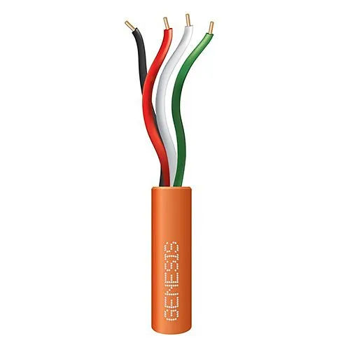 Genesis 11031103 22/4 Solid General Purpose Cable, Unshielded, CL2, CM, Sunlight Resistant, 1000' (304.8m), REELEX Pull Box, Orange