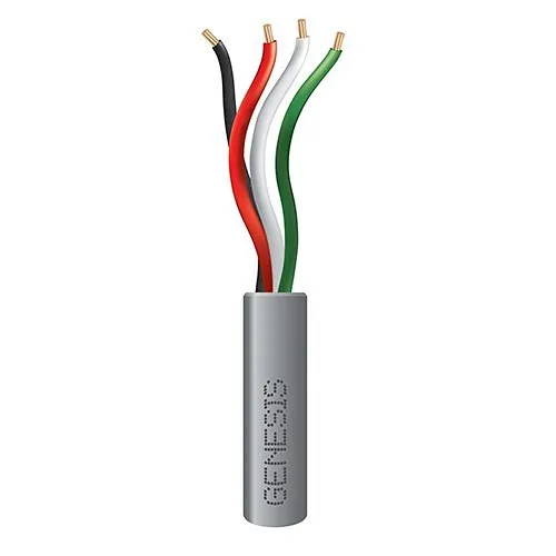 Genesis 11045509 22/4 Stranded General Purpose Cable, Unshielded, CL2, CM, Sunlight Resistant, 500' (152.4m), REELEX Pull Box, Gray