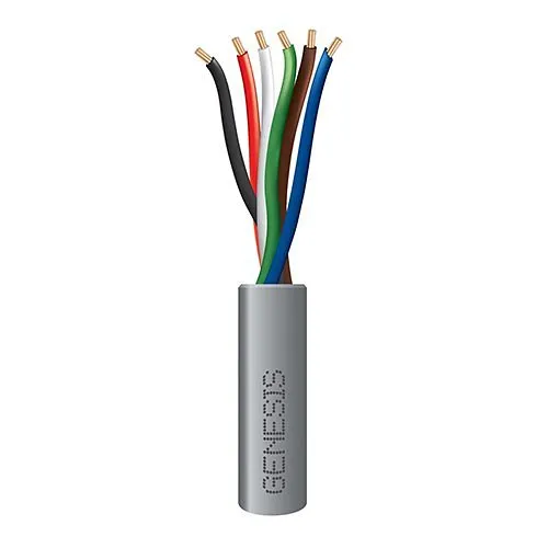 Genesis 11071109 22/6 Stranded General Purpose Cable, CL2, CM, Sunlight Resistant, 1000' (304.8m) REELEX Pull Box, Gray