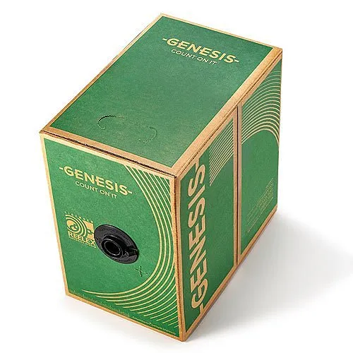 Genesis 11091101 22/8 Stranded General Purpose Cable, 1000' (304.8 m), REELEX Pull Box, White