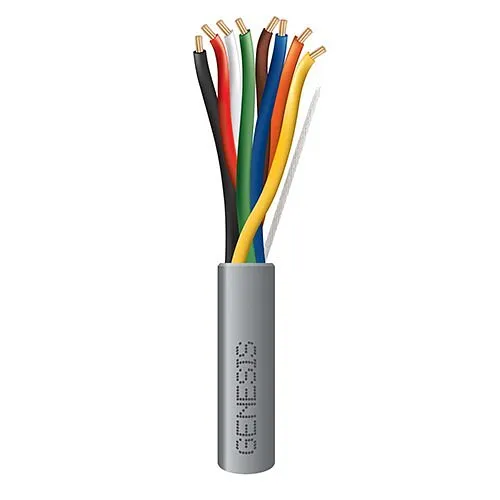 Genesis 11095509 22/8 Stranded General Purpose Cable, 500' (152.4m), REELEX Pull Box, Gray