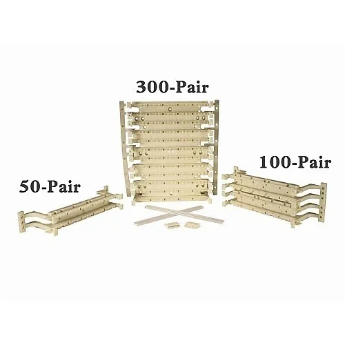 Dynacom 110A-A100FT Surface Mounting Box, Field Term Kit WallMount, 100-Pair with 5-Pair Clips