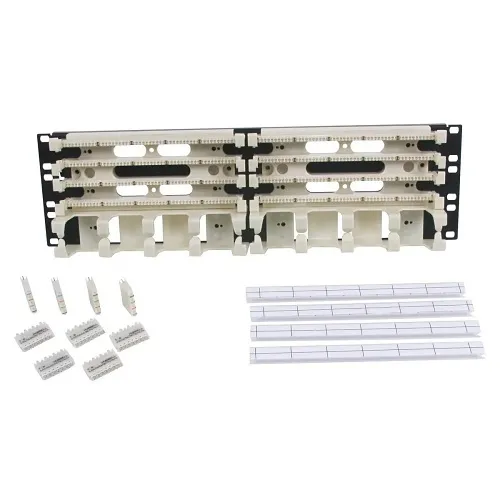 Hubbell BR851D iStation Splitting Y Adapter for RJ45 Jack Converts T568B to Two 10/100BASE-T Jacks Ivory