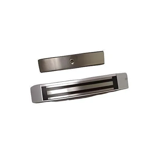 Dortronics 1110XUS3 1100 Series Electromagnetic Lock, 1200lb Holding Force, 12/24VDC, Polished Brass