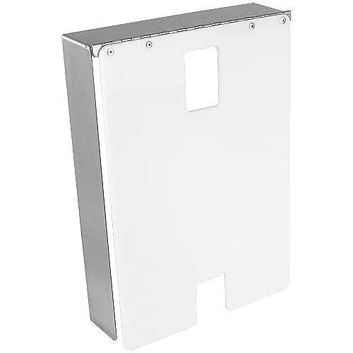 Pedestal Pro 1116HOO-BUT-001-304 11x16" Stainless Hood for ButterflyMX 7" Surface Video Intercom