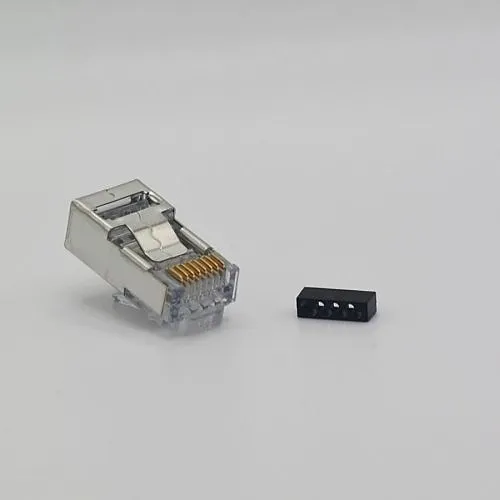 Sentinel 111S08080016-34 CAT5e Shielded RJ45 Connector, Clear