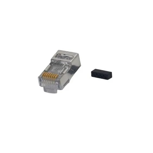Sentinel 111S08080090L34 CAT6 Shielded RJ45 Modular Plug for Solid or Stranded Conductors (.044- .048)