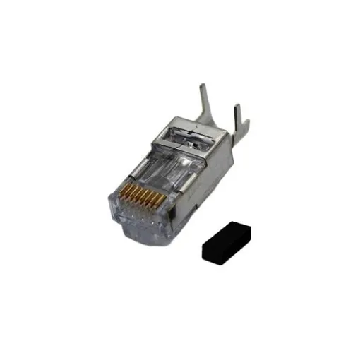 Sentinel 111S08080091H34 Shielded RJ45 Plug for CAT6a/6, Conductive NEXT Reduction System