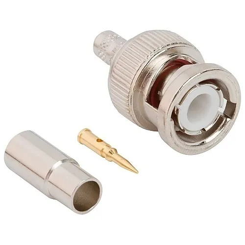 Amphenol RF 112128 Stranded Plenum BCN Crimp Plug RG58