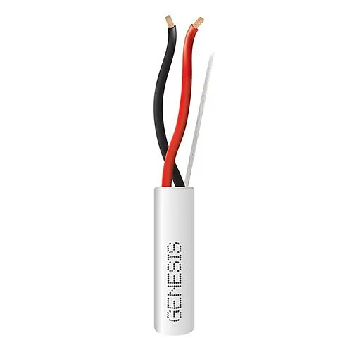 Genesis 11251101 16/2 Stranded General Purpose Cable, Unshielded, CL2, CM, Sunlight Resistant, 1000' (304.8 m), REELEX Pull Box, White