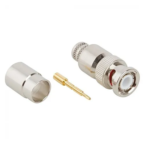 Amphenol RF 112627 BNC Straight Crimp Plug for RG-8,RG-213, RG-225, 50 Ohm