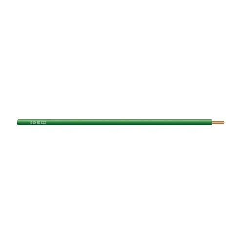 Genesis 11315005 14 AWG Solid Insulated Ground Wire, General Purpose, CM, 500' (152.4 m) Reel, Green