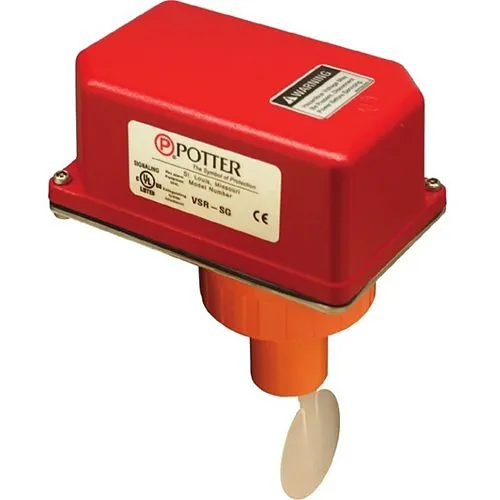 Potter VSR-SG Vane Type Waterflow Alarm Switch with Retard and Glue-In Union, for CPVC Pipe 1" to 2"
