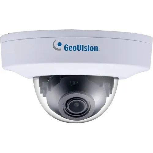 GeoVision GV-TFD4800 4MP Indoor Super Low Lux WDR Pro IR Mini Dome IP Camera, 2.8mm Fixed Lens, White