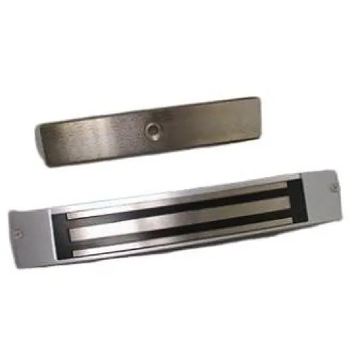 Dortronics 1150 Single Electromagnetic Lock for High Security Access, 1500 lb, 12/24VDC, Aluminum