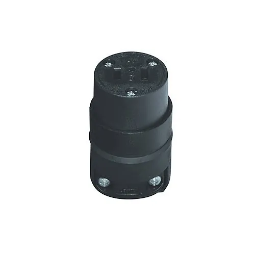 Leviton 115CR Connectors, 2-Pole 3-Wire Polarized, 15A 125V