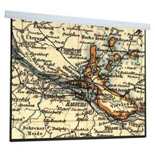 Draper 116469QL 110" Targa Electric Projection Screen with Quiet and Low Voltage Motor, HDTV, Matte White