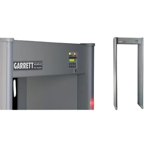 Garrett 1168418 PD 6500i 30" Walk-Through Metal Detector, IP65, Gray