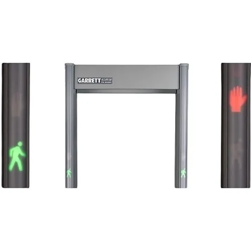 Garrett 1168434 PD 6500i Walk-Through Metal Detector, 32.5", IP65, ADA Compliant Passageway, Gray