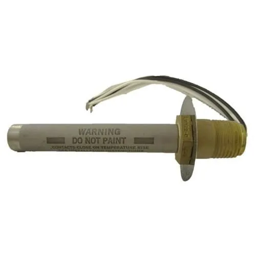 Kidde Fenwal 12-E27121-000-03-0T DETECT-A-FIRE Vertical Detector, 160°F (71°C), Brass Head, Close on Rise