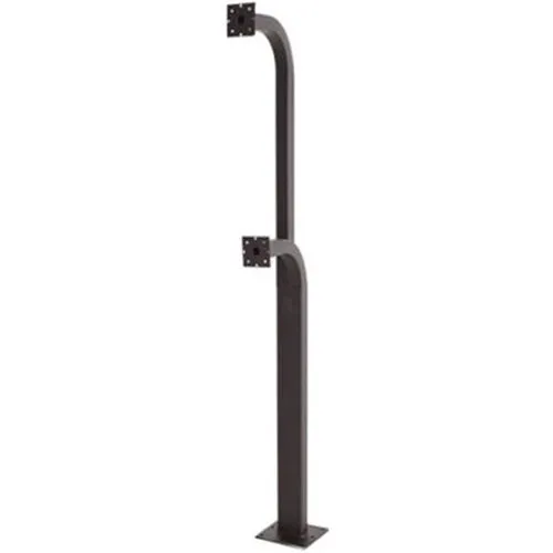 DoorKing 1200-049 Dual Gooseneck Pad Mount, 42" Tall Lower Mounting Plate, 72" Tall Upper Mounting Plate