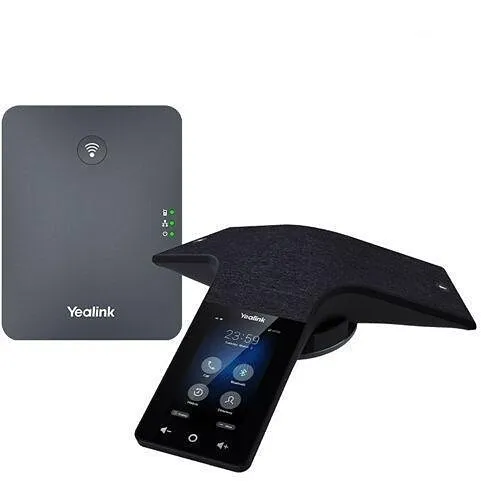 Yealink 1204613 CP935W IP Conference Station, Cordless, Wi-Fi, Bluetooth, Black