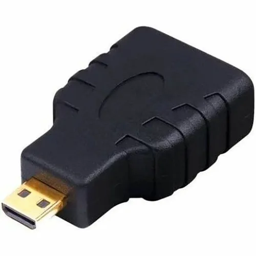 Vanco 120760 HDMI Female to Micro HDMI Male Adapter, Black