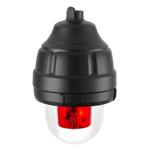 Federal Signal 121X-024R-MOD Explosion Proof LED Rotating Light, 24VDC, Red Lens,