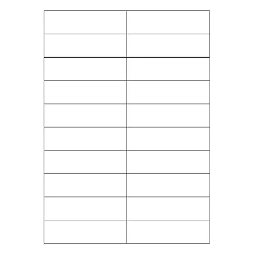 Comelit 1220 Name Tag Sheets for 316 Analog Entrance Panel