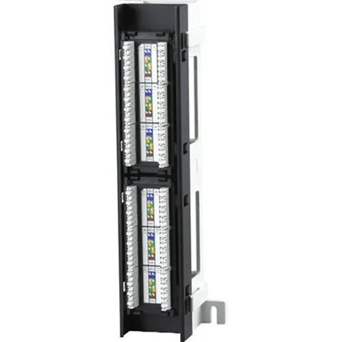 Signamax 12-Port Category 5e Mini Panel W/89d Bracket, T568a/B Wiring