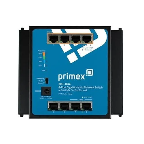 Primex 125-1892 8-Port Unmanaged Gigabit Network Switch