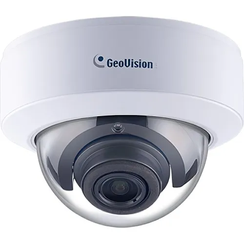 GeoVision 125-GVD4910-0010 4MP Cloud AI H.265 Super Low Lux WDR Pro IR Vandal Proof IP Dome Camera, 4.3x Zoom
