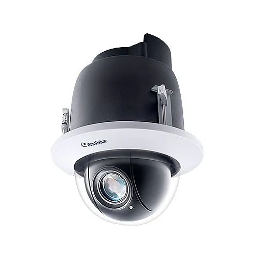 GeoVision GV-QSD5730 5MP H.265 Outdoor Low Lux WDR Pro IP Speed Dome Camera, 33x Optical Zoom, Black/White