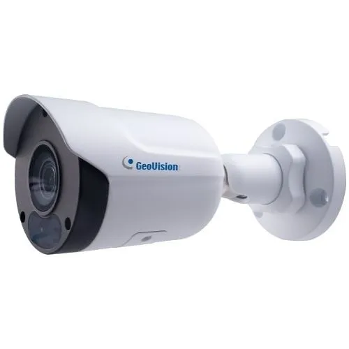 GeoVision 125-TBL2706-4F10 2MP Low Lux WDR Pro IR Bullet IP Camera, 4mm Fixed Lens, H.265, IR 30m, IP67