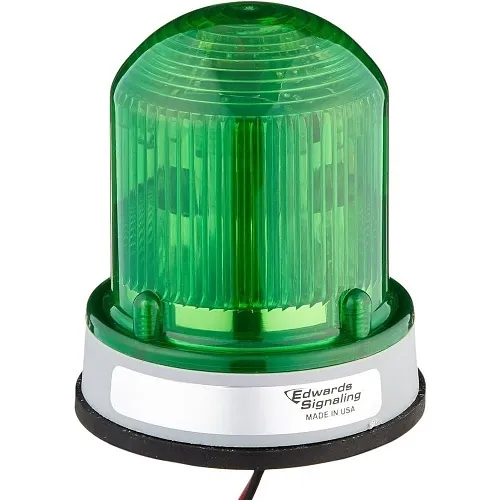 Edwards Signaling 125LED Series Standard LED Beacon for NEMA 4X Applications, 24V, Green