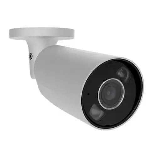 AJAX 126257.217.WH1 8MP IP BulletCam HL, 2.8mm Fixed Lens, 110° Viewing Angle, Hybrid Illumination, TrueWDR, Microphone, PoE / 12V, Outdoor / Indoor, White