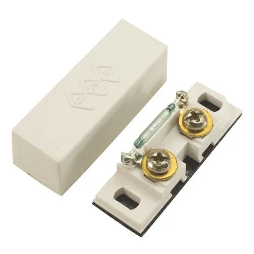 GRI 129AWG 1" Miniature Surface Mount Switch Set, Wide Gap Closed Loop, 10W, Reed Fom, White
