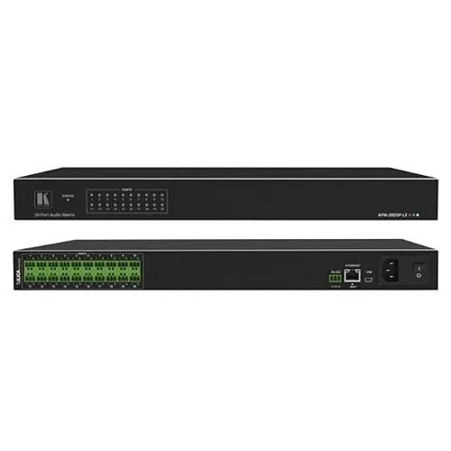 Kramer AFM-20DSP-LE 20-Port Audio Matrix with DSP and Interchangeable Inputs and Outputs, Lite Edition