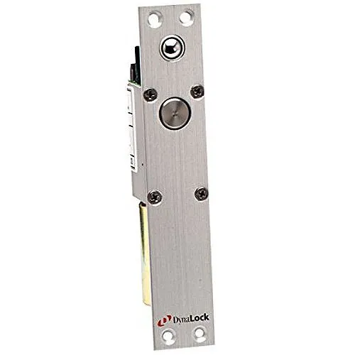 DynaLock 1300 Series Mortise Electric Deadbolt with Door Position Switch, Concealed, and Mounting Brackets