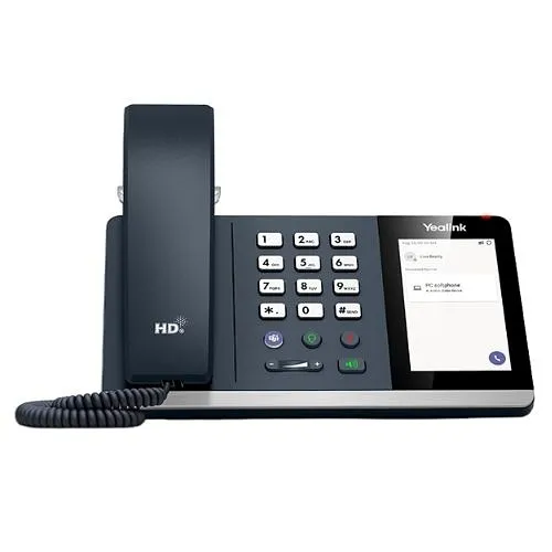 Yealink 1301118 MP45 USB Phone for Microsoft Teams with 4" Touchscreen, Black