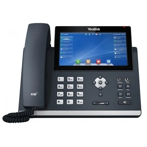 Yealink 1301203 SIP-T46U Wall Mountable Desktop IP Corded Phone, Classic Gray
