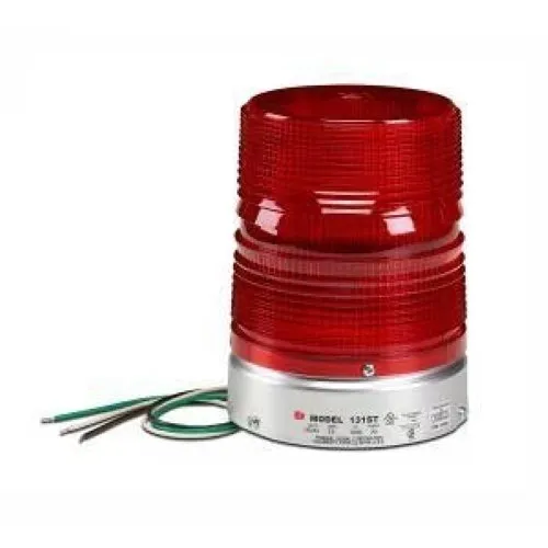 Federal Signal 131DST-012-024R 24VDC Stairfire Double Strobe Warning Light, Red