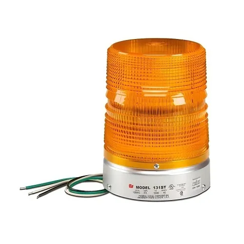 Federal Signal 131DST-120A Double Strobe Light, 120VAC, Amber