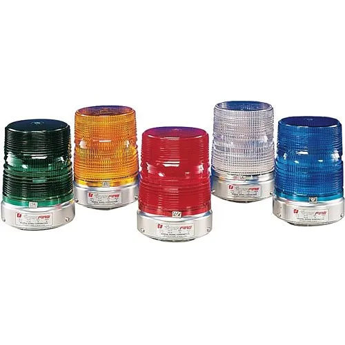 Federal Signal 131DST-120B Double STBE 120V AC Pipe Mount, 120V, Blue