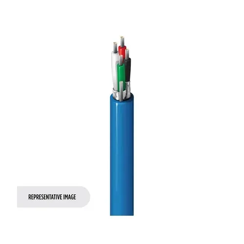 Belden 1325A D151000 Security and Sound, 2-Pair, Individually Foil Shielded, Flamarrest, Blue